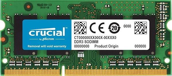 Crucial RAM 8GB DDR3 1600 MHz CL11 Memory for Mac CT8G3S160BM