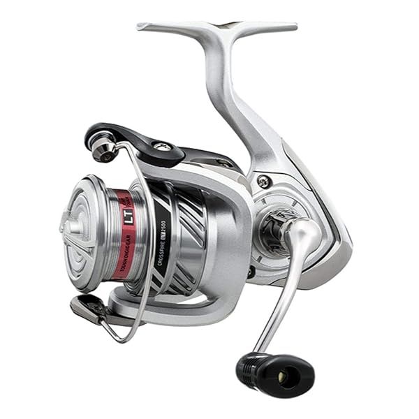 DAIWA Crossfire LT 4000 Spinning Reel in Silver - Lightweight, Durable Fishing Gear