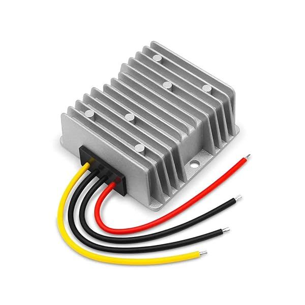 DC 24V to 12V Buck Converter 30A - Step Down Regulator for Cars, Trucks, Boats & Solar Systems