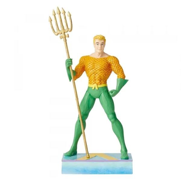 Jim Shore Aquaman Silver Age Figurine | DC Comics Collectible | Shop Now!