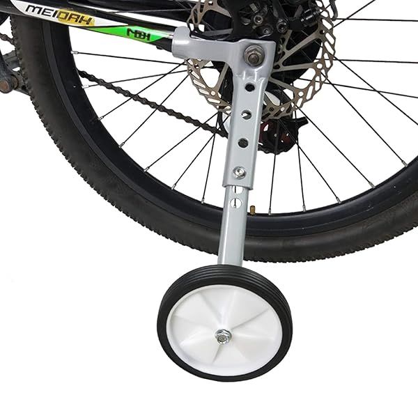 DOUBLE 2 C Heavy Duty Bicycle Training Wheels for Kids - Compatible with 16-22 Inch Bikes (1 Pair)