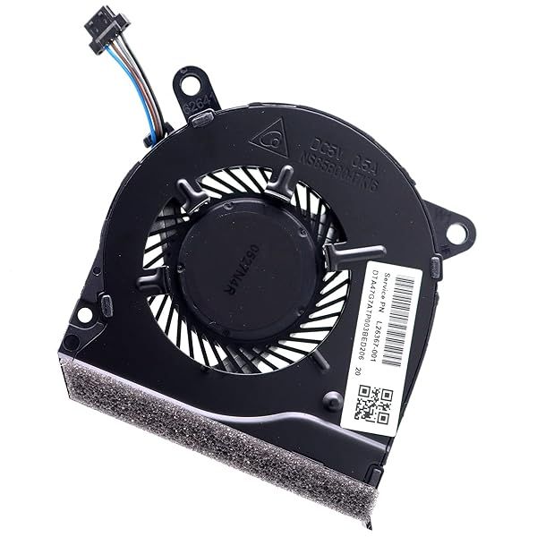 Deal4GO L26367-001 CPU & GPU Cooling Fan Replacement for HP 14-CE Series (Discrete GPU Edition)
