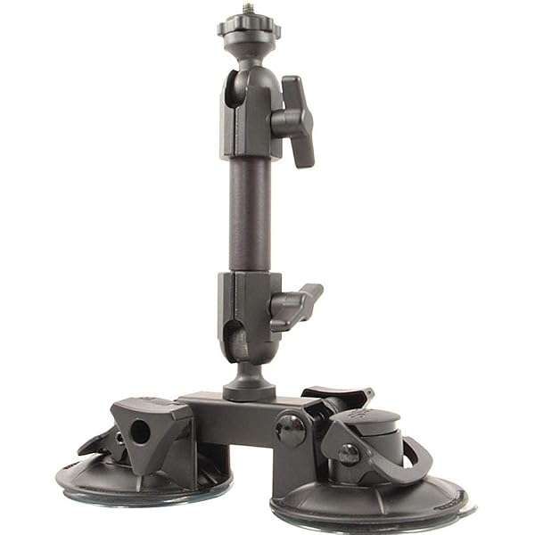 Delkin Devices Fat Gecko Dual Suction Camera Mount - Secure & Versatile Mounting Solution (3.5x9.5x11.3 in)