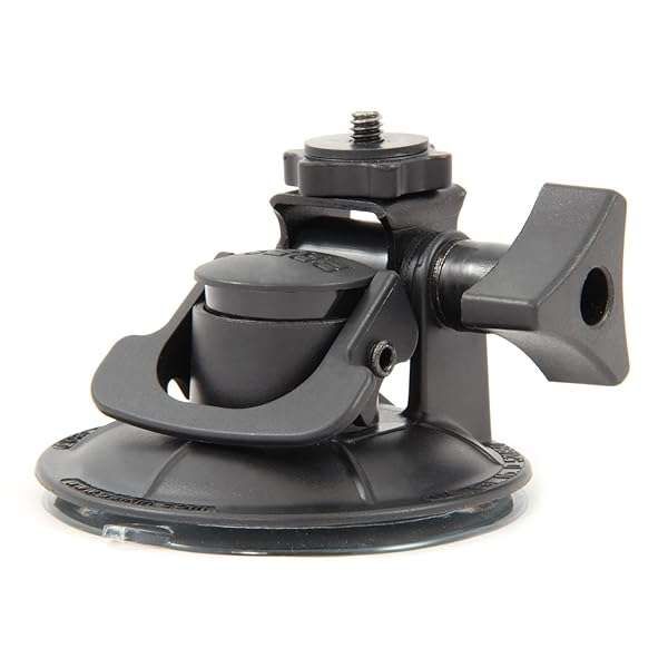 Delkin Devices Fat Gecko Stealth Suction Camera Mount - Matte Black | Secure & Versatile Mounting Solution