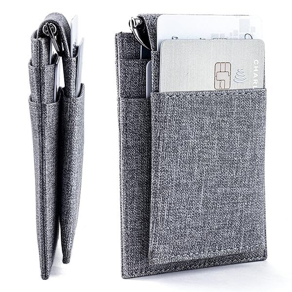 Dockem The Latcher and The Ryd Modular Minimalist Wallets in Synthetic Canvas Leather