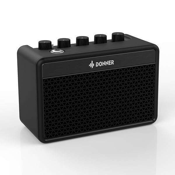 Donner Mini Guitar Amp DA-10: 5W Portable Electric Guitar Amplifier for Practice & Performance