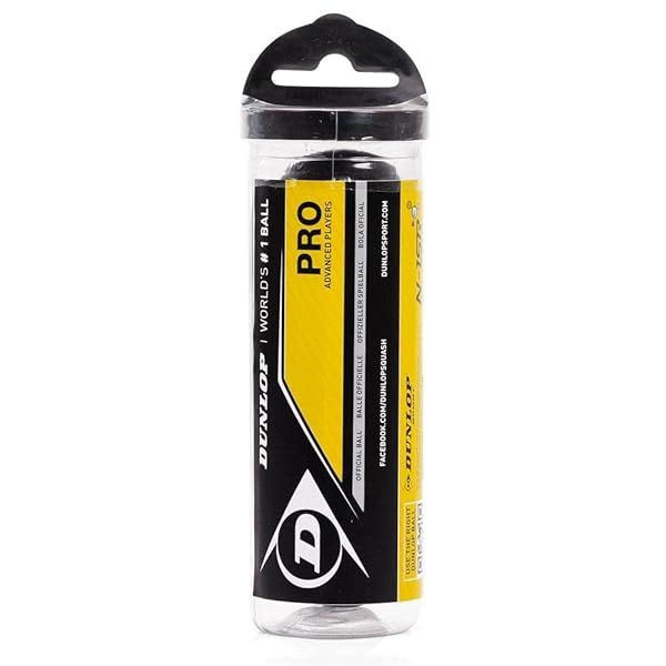 Buy Dunlop Sports Pro XX Squash Ball V22 - 3-Ball Tube for Ultimate Performance