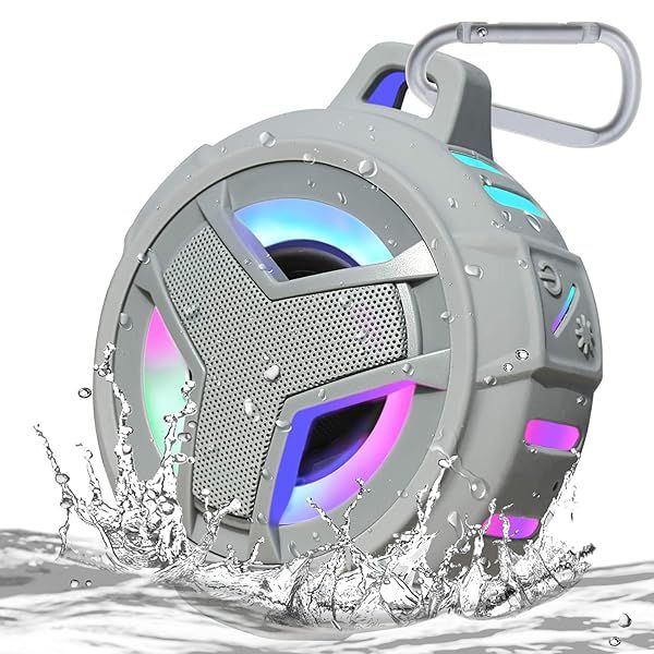 EBODA Waterproof Bluetooth Shower Speaker - IPX7, 24H Playtime, True Wireless Stereo, Perfect for Pool & Beach Gifts