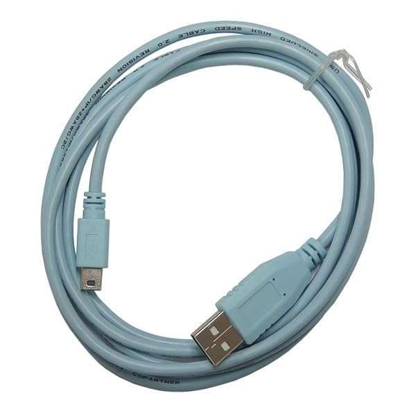 EDIMS 6FT USB to Mini USB Console Cable for Cisco Routers & Switches - Fast Networking Solution