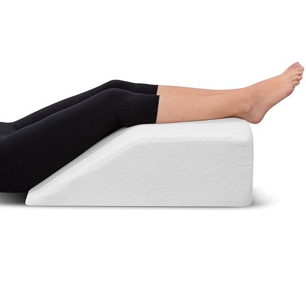 Ebung Memory Foam Leg Elevation Pillow: Boost Blood Circulation & Relieve Sciatica with Comfortable Leg Wedges