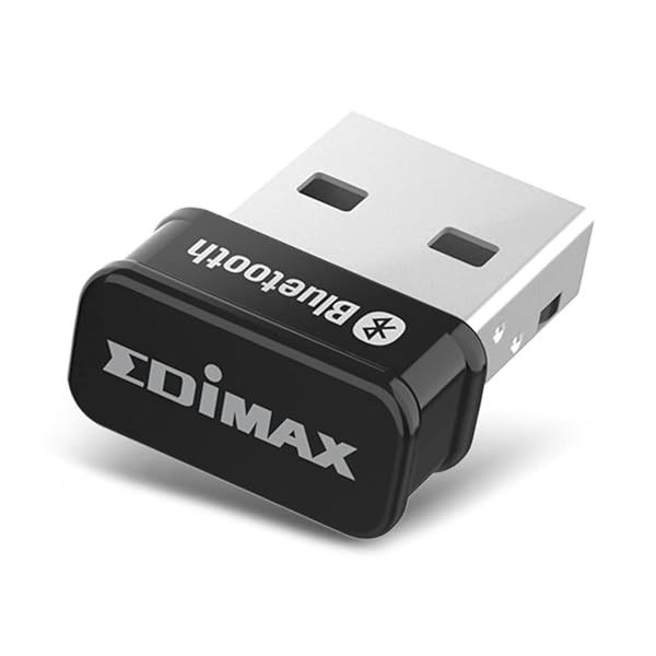 Edimax BT 5.0 EDR Nano USB Bluetooth Adapter for PC - Fast Transfer, Plug-n-Play for Win 10/11 & Linux/Mint 21