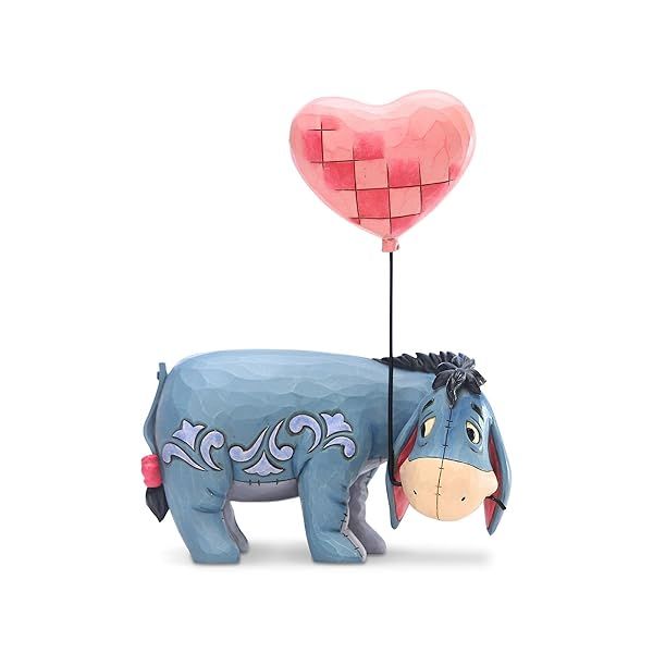Jim Shore Winnie the Pooh Eeyore Figurine - Handcrafted Disney Traditions Collectible Home Decor, 7.9 Inch