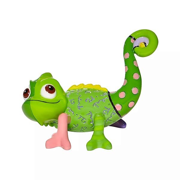 Enesco Disney by Romero Britto Tangled Pascal Miniature Figurine, 2.36 Inch, Multicolor