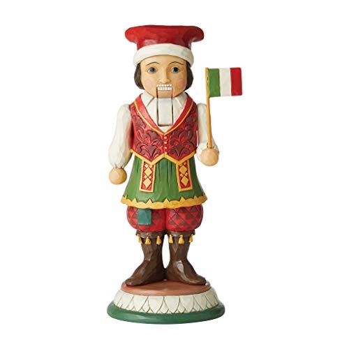 Enesco Jim Shore Italian Nutcracker Figurine - 9.75 Inch Christmas Around the World Collectible
