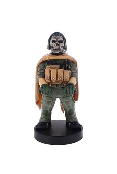 Exquisite Gaming Call of Duty Ghost Warzone: Mobile Controller Holder & COD Licensed Figure - Ultimate Gaming Stand