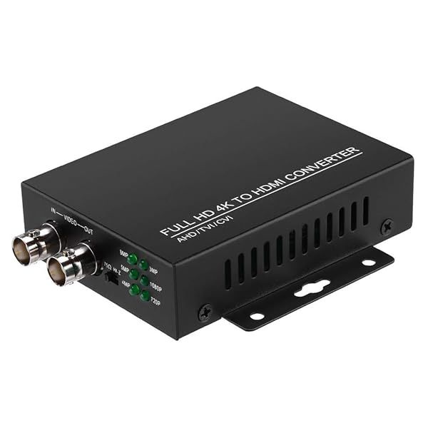 Eyoyo TVI/CVI/AHD to HDMI Converter - Full HD 4K BNC Video Adapter for Monitors & DVRs