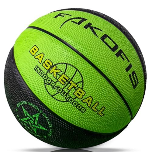 FAKOFIS Kids Basketball Size 3 and Youth Basketball Size 5 for Indoor Outdoor Play Games Backyard Park Beach Pool