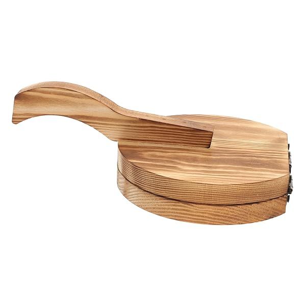 FELTECHELECTR Wooden Dumpling Press Tool for Easy Dumpling Wrappers Ideal for Pierogi Ravioli Wonton and Tortillas