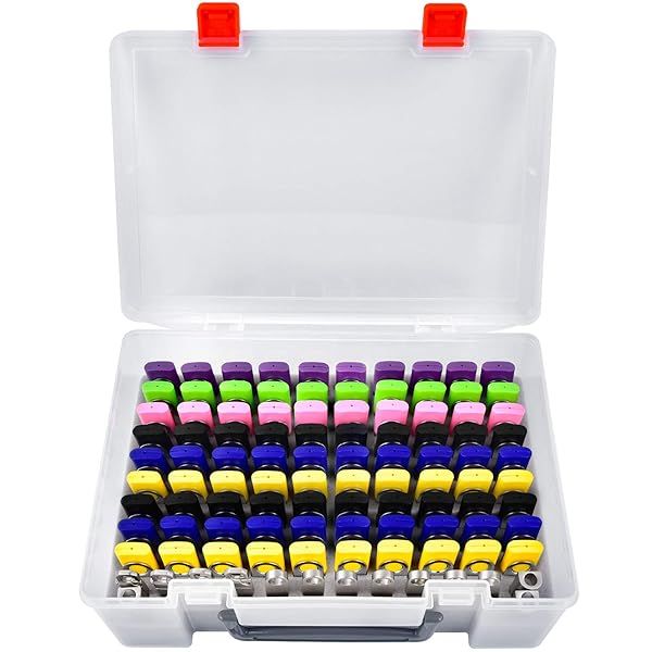 FULLCASE USB Flash Drive Case - Organize 104 Thumb Drives & SD Cards | Compatible with Sandisk, Samsung, PNY & More (White)