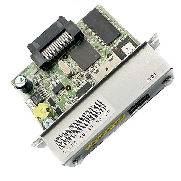FainWan Ethernet Interface for UB-E03 Print Server Compatible with TM-U220PB T81 U288 T88IV Replaces UB-E02 Version B