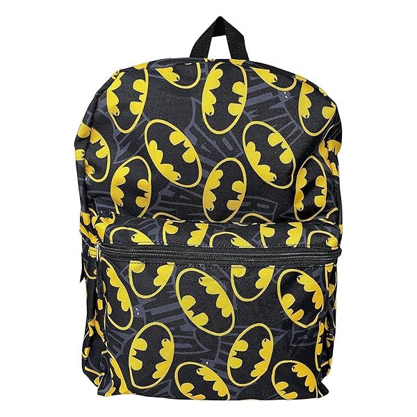 Fast Forward Batman 16-Inch All Over Print Backpack - Stylish & Durable for Kids
