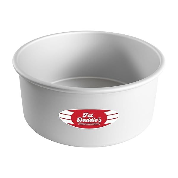 Fat Daddio's 9 x 4 Inch Anodized Aluminum Round Cake Pan for Perfect Baking