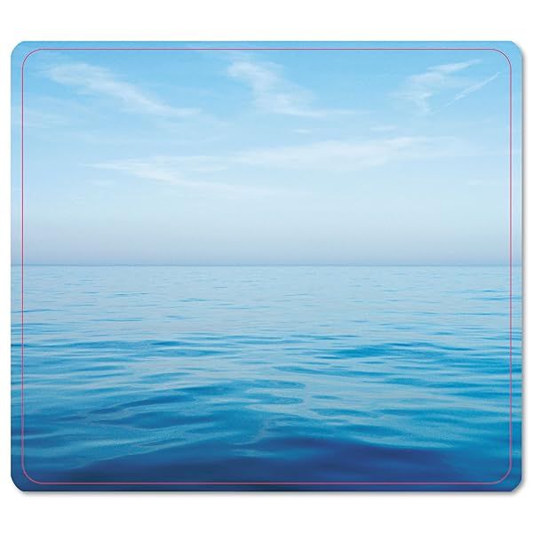 Fellowes Recycled Optical Mousepad Blue Ocean - Eco-Friendly Desk Accessory (5903901)