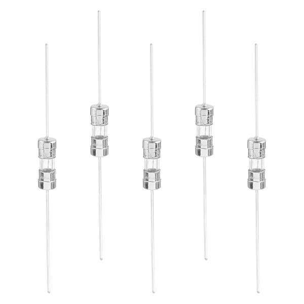 Fielect 20Pcs 1.5A Slow Blow Glass Fuses 250V Axial Lead - 3.6x10mm for Reliable Circuit Protection