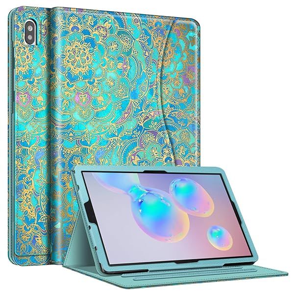 Fintie Case for Samsung Galaxy Tab S6 10.5&quot; 2019 (Model SM-T860/T865/T867), Multi-Angle Viewing Stand Cover Auto Wake/Sleep, Shades of Blue