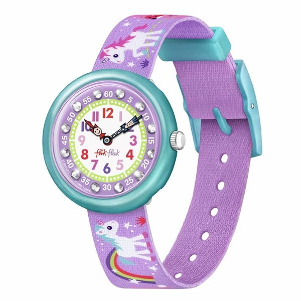 Flik Flak Magical Unicorns Unisex Kids Watch Model ZFBNP033 for Fun and Adventure