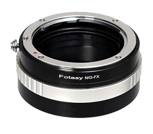 Fotasy Copper NK G AFS Lens Adapter for Fuji X: Nikkor F to X Mount Compatibility for X-Pro, X-T, and More
