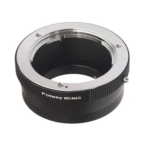 Fotasy Minolta MD Rokkor to M43 Adapter for Panasonic & Olympus Cameras - Compatible with GM5, GH5, E-M1, E-M10 & More