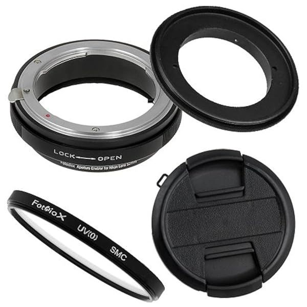 Fotodiox 67mm Macro Reverse Ring Filter Kit for Nikon F-Mount: UV Filter & Aperture Control Included