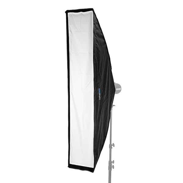Fotodiox EZ-Pro 12x56in Quick Collapse Softbox for Speedotron Flash Units - Black/Brown Line
