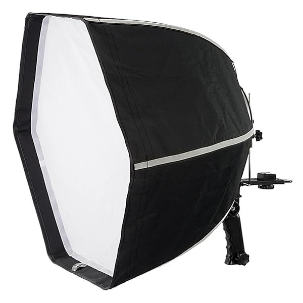 Fotodiox F60 Quick-Collapse 60cm Hexagon Softbox for Canon, Nikon & More - Perfect Flash Accessory