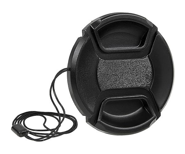 Fotodiox 62mm Inner Pinch Lens Cap & Cover with Cap Keeper - Protect Your Lens!