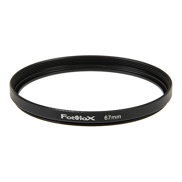 Fotodiox 67mm Metal Spacing Ring - Anodized Black for Enhanced Photography