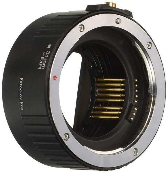 Fotodiox Pro 31mm Auto Macro Extension Tube for Canon EOS EF/EF-S Lenses - Extreme Close-Up with Autofocus