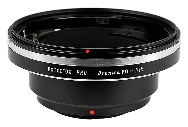 Fotodiox Pro Lens Mount Adapter: Bronica GS-1 PG to Nikon F-Mount DSLR Compatibility