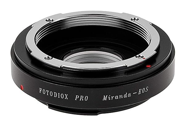 Fotodiox Pro Lens Mount Adapter: Miranda (MIR) to Canon EOS EF for DSLR Cameras