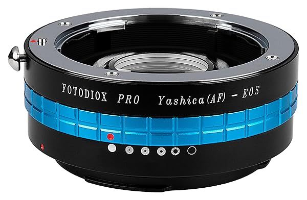 Fotodiox Pro Lens Mount Adapter: Yashica AF to Canon EOS EF-Mount DSLR Compatibility