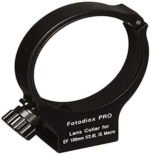 Fotodiox Pro Tripod Lens Collar for Canon EOS EF 100mm f/2.8L Macro - Premium Mount Ring for Stability