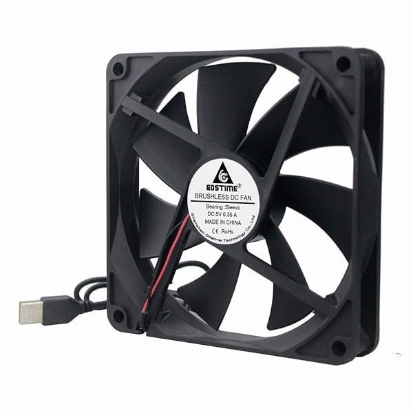 GDSTIME 140mm USB DC Brushless Cooling Fan for Efficient Cooling and Quiet Operation