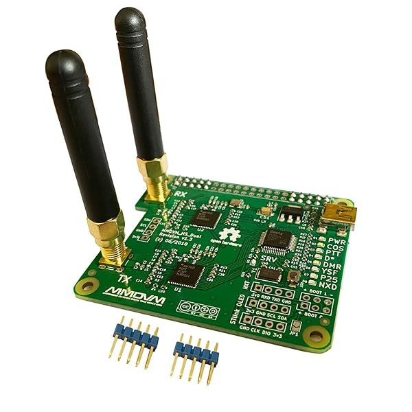 GOOZEEZOO MMDVM Duplex Hotspot Module Dual Hat V1.5.2 for Raspberry Pi USB Port P25 DMR YSF NXDN Dual Slot 1 and 2