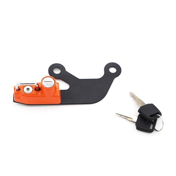 GUAIMI Motorcycle Helmet Lock Anti Theft Security for Kawasaki Ninja 650 Z650 2017 2019 Orange