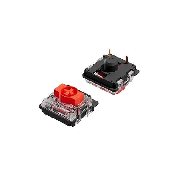 Buy Gateron KS-27 Low Profile Key Switches for Mechanical Keyboards - 90 Pcs Gateron Red, Plate Mounted