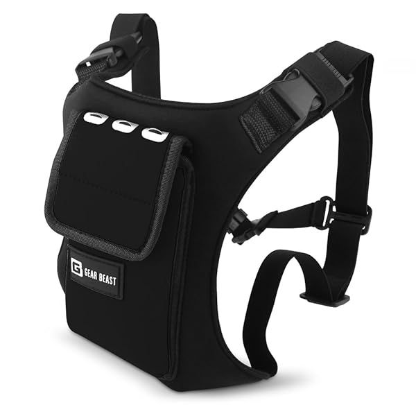 Gear Beast Running Backpack: Lightweight Vest & Phone Holder for Jogging, Hiking & Cycling - Fits Most Smartphones