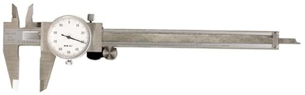 General Tools 107: 6-Inch Stainless Steel Dial Caliper for Precision Measurement