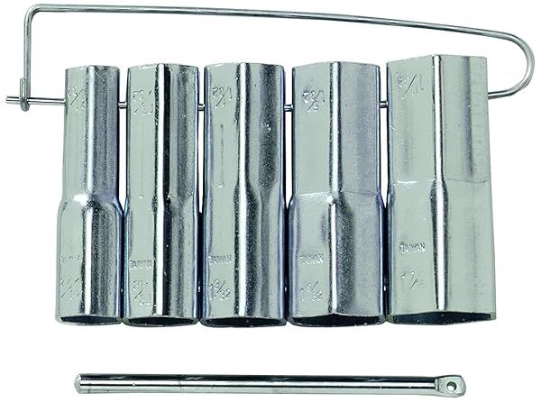 General Tools 188 Shower Valve Wrench Set - 5-Piece Tool Kit for Easy Plumbing Repairs