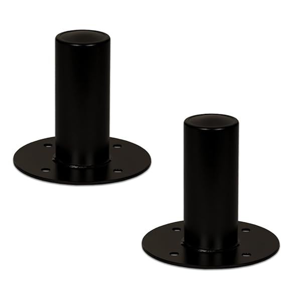 Goldwood TH45 Speaker Stand Top Hat - Black Pole Mount for 2 Speaker Cabinets